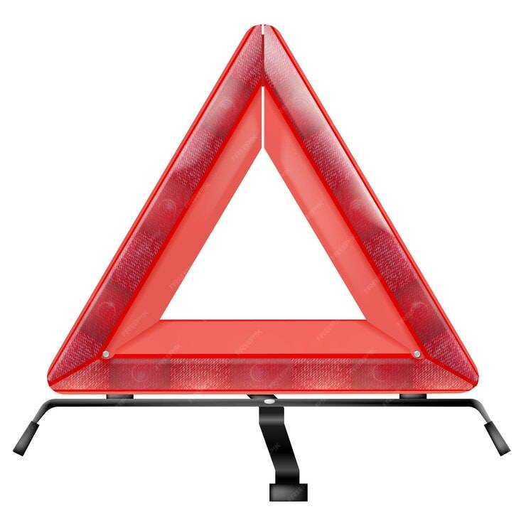 Triangle de sécurité: Accessoire de sécurité routière 