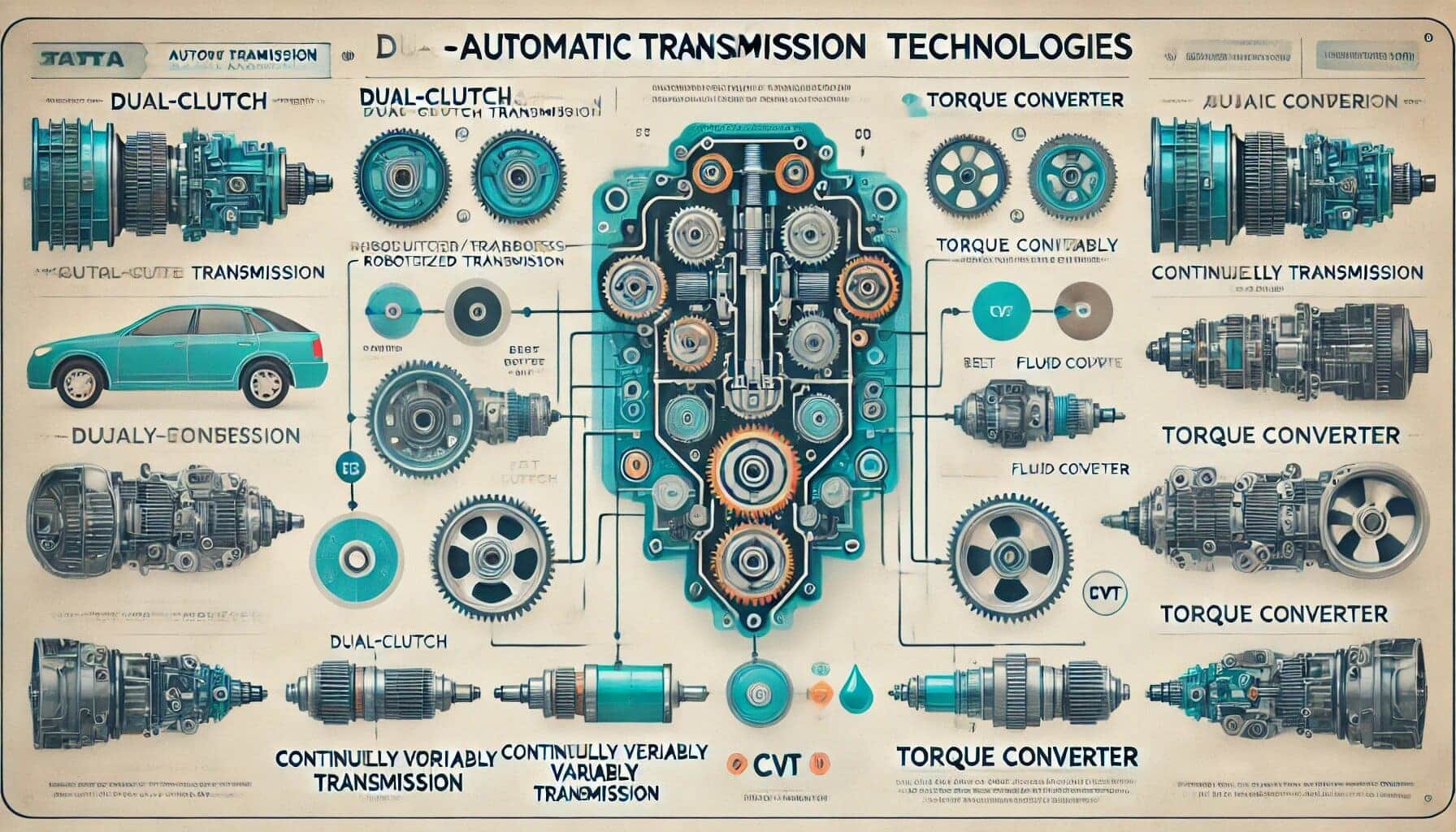 Technologies des boîtes de vitesse automatiques